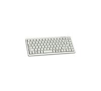 Cherry Compact-Keyboard G84-4100, disposición Americana, Teclado QWERTY, Teclado con Cable, diseño Compacto, Mecanismo ML, Gris Claro