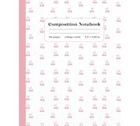 Cherry Coquette Composition Notebook - College Ruled | 110 Pages | 7.5 x 9.25 inches - Chic Aesthetic Journal for Students, Teens, Kids, Girls - Perfect for Work, School, Notes, Daily Writing