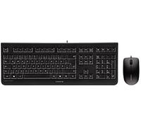 CHERRY Teclado y ratón DC 2000 USB – Layout ES, membrana, ratón óptico simétrico, negro