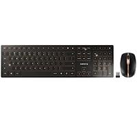 Cherry dw 9100 slim, pack de teclado y ratón inalámbricos, distribuc