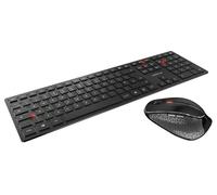 CHERRY Dw 9500 Delgado Inalámbrico Teclado y Ratón Set, Negro - JD-9500GB-2