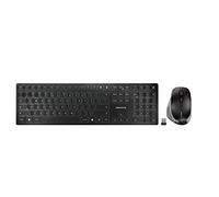 Cherry dw 9500 slim, set inalámbrico de escritorio, teclado suizo (qw