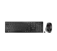 CHERRY DW 9500 Slim Wireless Desktop Keyboard and Mouse Combo, Extra Flat Slim Design with Ergo Friendly Mouse Companion, Bluetooth o USB Receptor.