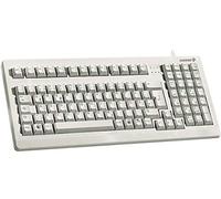Cherry Electronics G80-1800LPCEU-0 Series G80-1800 Teclado industrial compacto, interfaz USB y PS/2, interruptores mecánicos, 15.9" W x 7.1" D x 1.7" H, gris claro
