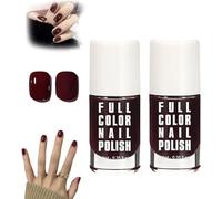 Cherry - Esmalte de uñas de gel 2024, color cereza, rojo cereza intenso, secado rápido, larga duración, para manicura en casa (2 unidades)