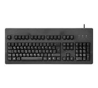 CHERRY G80-3000, Teclado Mecánico con Cable, Distribución de Teclado Alemán (QWERTZ), Conexión USB, Robusto, Teclas Programables, Switches CHERRY MX BLACK, Negro