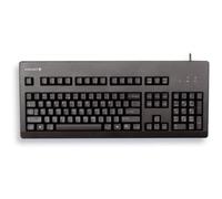 CHERRY G80-3000, Teclado Mecánico con Cable, Distribución de Teclado Inglés UK (QWERTY), Conexión USB, Robusto, Teclas Programables, Switches CHERRY MX BLUE, Negro