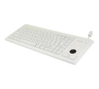Cherry G84-4420LPBEU, Con cables, PS/2, Gris claro, 370 x 139 x 19.6 mm, 563 g, 720 g