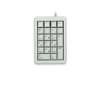CHERRY G84-4700 KEYPAD, diseño inglés, teclado QWERTY, teclado con cable, teclas programables individualmente, gris claro