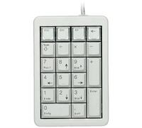 CHERRY G84-4700, Teclado Programable, Disposición Alemana DE con Bloque Numérico, Con Cable (Conexión USB), Plug & Play, Switches ML Mecánicos, Gris
