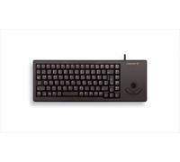 CHERRY G84-5400 XS, Teclado Compacto con Trackball, Distribución Italiana (QWERTY), Con Cable (Puerto USB-A), Interruptores Mecánicos CHERRY ML, Gris Claro