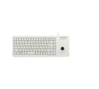 CHERRY G84-5400 XS, Teclado Compacto con Trackball, Distribución UE (QWERTY), Con Cable (Puerto USB-A), Interruptores Mecánicos CHERRY ML, Gris Claro