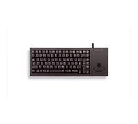 Cherry G84-5400LUMEU-2 Ultra Slim Keyboard with Trackball - Black US Internation
