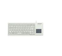 Cherry G84-5500 XS, Teclado Compacto con Touchpad, Distribución Alemana (QWERTZ), con Cable (Puerto USB-A), Interruptores Mecánicos ML, Gris Claro