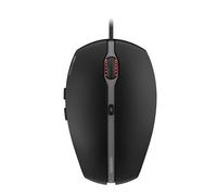 CHERRY GENTIX 4K, Ratón con Cable, Ideal para Uso con Monitores Ultra-HD, 6 Botones, hasta 3600 Dpi, Diseño Simétrico, Cable de 1,8 m de Longitud, Negro