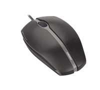 CHERRY GENTIX SILENT , negro USB, 3 botones, laterales de goma, resolución de 1000 ppp