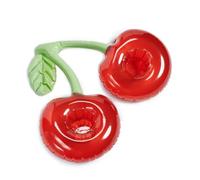 Cherry Inflatable Cup Holder, Floating Drink Coaster, Pool Party Water Toy | Inflatable Cup Holder, Cherry Shape Drink Holder Pool, Pool Drinking Holder Floats, Beverage Stability, Pool Party Supply