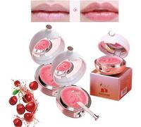 Cherry Jelly Sleeping Lip Film,Lip Balm Lip Mask,Collagen Moisturizing Lip Mask,Night Repair Lip Balm,Jelly Sleeping Lip Film Lip Sleeping Mask (3pcs)