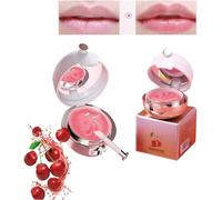 Cherry Jelly Sleeping Lip Film,Lip Balm Lip Mask,Collagen Moisturizing Lip Mask,Night Repair Lip Balm,Jelly Sleeping Lip Film Lip Sleeping Mask (2pcs)