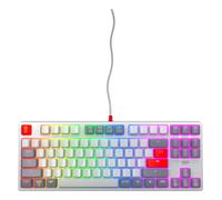 Cherry k4v2 tkl teclado juego usb qwerty inglés de ee. uu. gris, gris