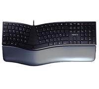 CHERRY KC 4500 ERGO Teclado Ergonómico con Cable, Negro