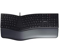 Cherry kc 4500 ergo, teclado ergonómico, distribución de teclado fra