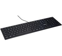 Cherry kc 6000 slim, distribución de teclado europeo (qwerty), diseñ