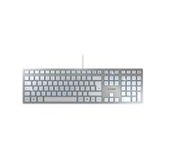 Cherry KC 6000 SLIM PC / Mac, Keyboard German layout - QWERTZ silver