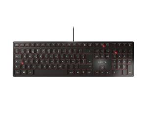 Cherry KC 6000 Slim Teclado ultraplano USB Negro