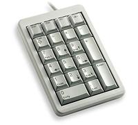 CHERRY G84-4700, Teclado Programable, Disposición Francesa FR con Bloque Numérico, Con Cable (Conexión USB), Plug & Play, Switches ML Mecánicos, Gris