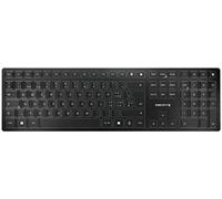 Cherry kw 9100 slim, teclado inalámbrico de diseño, distribución de