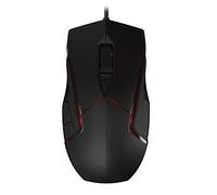 CHERRY MC 3.1, ratón para juegos con cable, sensor Pixart óptico de alta precisión de 5000 ppp, 6 botones de libre programación, iluminación RGB, diseño simétrico, negro