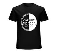Cherry Moon Trax The House of House Men's Black T-Shirt Unisex Tee, Negro , XXL