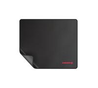 Cherry MP 1000, Alfombrilla de Ratón Premium XL de Tela (350 x 300 x 5 mm), Superficie Lisa para Mayor Precisión, Bordes Cosidos, Antideslizante, Enrollable, Negro