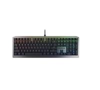 Cherry MV 3.0 Viola Teclado mecánico para juegos con cable. Retroiluminación RGB con interruptores de viola lineales cruzados. de The Makers of The MX Switch. (negro)