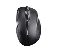 CHERRY Ratón inalámbrico MW 3000 ergonómico para diestros, 2,4 GHz, sensor óptico, 6 botones, Negro