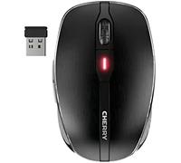 CHERRY MW 8C ADVANCED, Ratón Inalámbrico, Conexión Bluetooth o RF 2.4 GHz, Resolución Ajustable en 4 Niveles hasta 3000 Dpi, Recargable, Negro