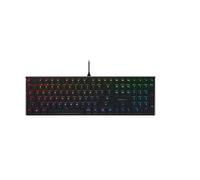 CHERRY MX 10.0N RGB, Teclado Gaming Mecánico Plano, Distribución de Teclado Europeo (QWERTY), con Cable, Switches Originales CHERRY MX LOW PROFILE RGB SPEED, Negro