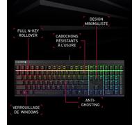 CHERRY MX 2.0S, Mechanical Gaming Keyboard with RGB Lighting, German Layout (QWE