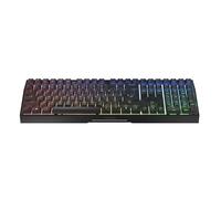 Cherry MX 3.0S Teclado mecánico inalámbrico para juegos Carcasa de aluminio construida para jugadores con interruptores MX café o rojo. visualización a color retroiluminada RGB de más de 16 m de