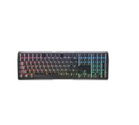 Cherry MX 3.0S Teclado mecánico inalámbrico para juegos Carcasa de aluminio construida para jugadores con interruptores MX café o rojo. visualización a color retroiluminada RGB de más de 16 m de