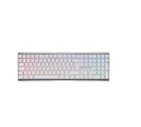 CHERRY MX 3.0S Wireless, Teclado Gaming Inalámbrico, Disposición Alemania (QWERTZ), Bluetooth, RF y Conexión por Cable, Switches MX2A RED, Blanco