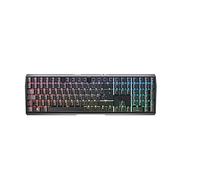 Cherry MX 3.0S Wireless, Teclado Gaming mecánico inalámbrico con iluminación RGB, distribución de Teclado alemán (QWERTZ), conexión Bluetooth, radiofrecuencia o Cable, switches MX Red, Negro