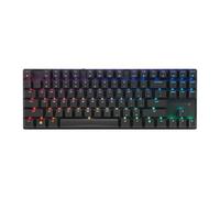 Cherry MX 8.2 TKL Teclado inalámbrico para juegos. Compacto TenKeyLess. Teclas mecánicas de ABS con retroiluminación RGB de 87 teclas. MX Interruptor rojo. Funda de transporte de aluminio incluida.