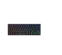 Cherry MX 8.2 TKL Wireless, Teclado Gaming Mecánico Inalámbrico sin Teclado Numérico, Distribución Inglesa UK (QWERTY), Iluminación RGB, Maletín Metálico para Transporte, Switches MX Red, Negro