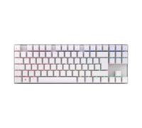Cherry MX 8.2 TKL Wireless, Teclado Inalámbrico Gaming, Disposición Pan-Nórdica (QWERTY), Bluetooth, 2,4 GHz y Cable, MX2A Red Switches, Blanco