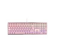 CHERRY MX BOARD 3.0 S, Teclado Mecánico de Gaming con Cable, Distribución de Teclado Alemán (QWERTZ), Bastidor Robusto de Aluminio, Iluminación RGB, Switches MX BLACK, Fucsia