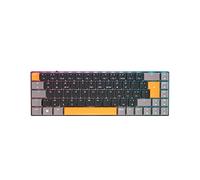CHERRY MX-LP 2.1 Compact Wireless, Teclado Inalámbrico Compacto de Gaming con 68 Teclas, Distribución de Teclado Francés (AZERTY), Switches Mecánicos MX LOW PROFILE SPEED, Negro