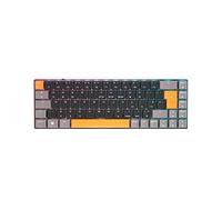 Cherry MX-LP 2.1 Compact Wireless, Teclado Inalámbrico Compacto de Gaming con 68 Teclas, Distribución de Teclado Inglés UK (QWERTY), Switches Mecánicos MX Low Profile Speed, Negro