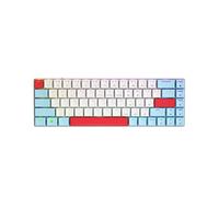 Cherry MX-LP 2.1 Teclado inalámbrico compacto para juegos. Interruptores de velocidad RGB MX plateados. RGB Lighting Interruptores de precisión MX de perfil bajo. Tamaño del 65%. 68 llaves. (rojo,